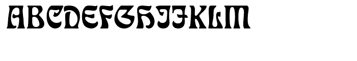 Eckmann Standard D Font UPPERCASE