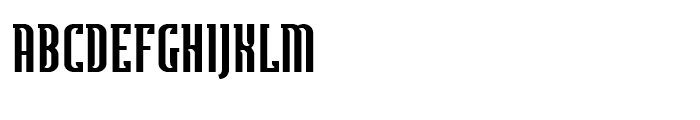 Ecliptica BT Semi Serif Font UPPERCASE