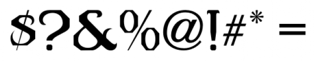 Eckhardt Display Serif JNL Regular Font OTHER CHARS