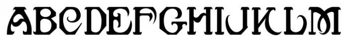 Eckhardt Display Serif JNL Regular Font LOWERCASE