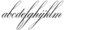Ecatherina Medium Font LOWERCASE