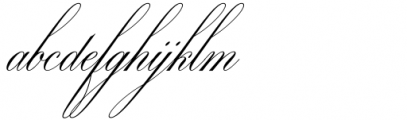 Ecatherina Regular Font LOWERCASE