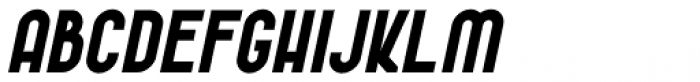 Eccentric Sans Oblique JNL Font UPPERCASE