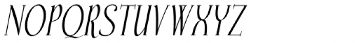 Echelon Italic Font UPPERCASE