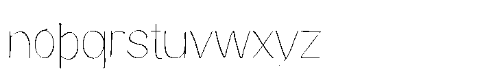 Echelon Sans Font LOWERCASE