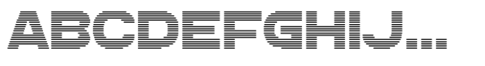 Echo Stripes Variable Font UPPERCASE