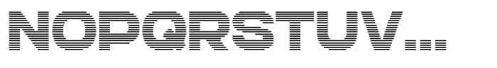 Echo Stripes Variable Font UPPERCASE