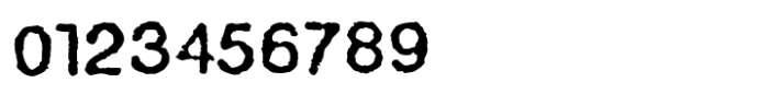 Echo Typewriter Jumpy Vector Font OTHER CHARS