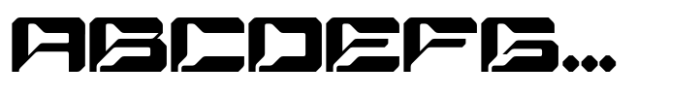 Echocore Techno Regular Font UPPERCASE