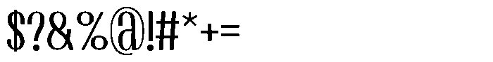 Echolette Font OTHER CHARS