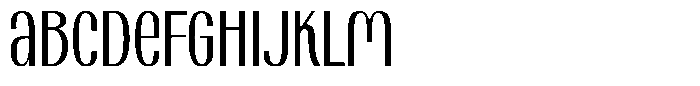 Echolette Font UPPERCASE