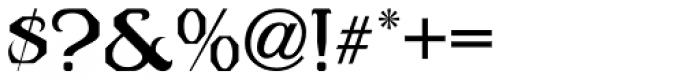Eckhardt Display Serif JNL Font OTHER CHARS