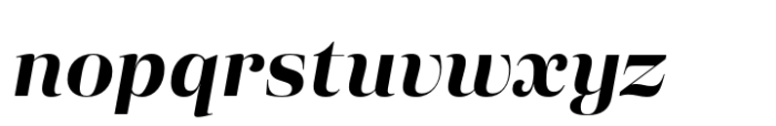 Eckhart Display Bold Italic Font LOWERCASE