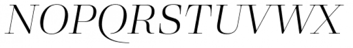 Eckhart Display Book Italic Font UPPERCASE