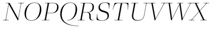 Eckhart Display Light Italic Font UPPERCASE