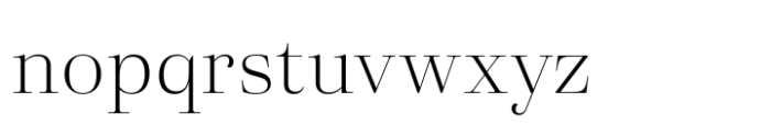 Eckhart Display Light Font LOWERCASE