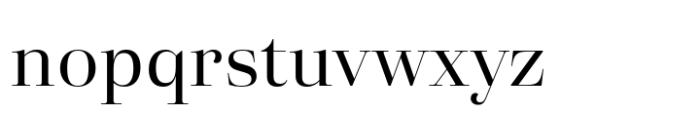 Eckhart Display Regular Font LOWERCASE