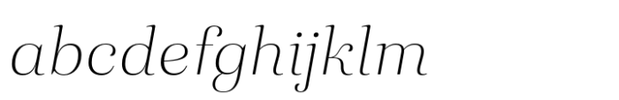 Eckhart Display Thin Italic FONT