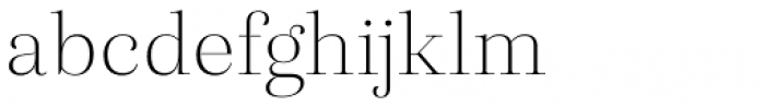 Eckhart Display Thin Font LOWERCASE