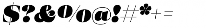 Eckhart Headline Extra Black Italic Font OTHER CHARS