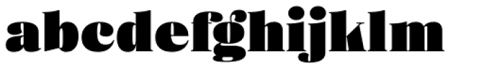 Eckhart Headline Extra Black Font LOWERCASE