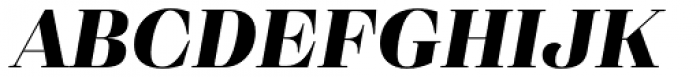 Eckhart Headline Extra Bold Italic Font UPPERCASE