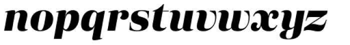 Eckhart Headline Extra Bold Italic Font LOWERCASE