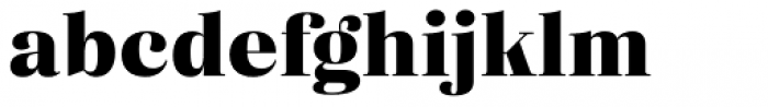 Eckhart Headline Extra Bold Font LOWERCASE