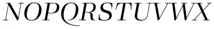 Eckhart Headline Regular Italic Font UPPERCASE