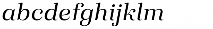Eckhart Headline Regular Italic Font LOWERCASE