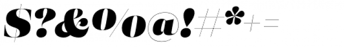 Eckhart Poster Black Italic Font OTHER CHARS