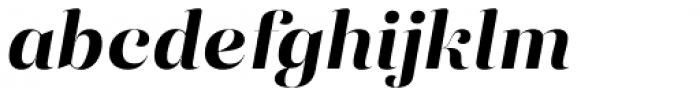 Eckhart Poster Bold Italic Font LOWERCASE