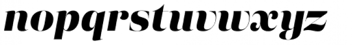 Eckhart Poster Extra Bold Italic Font LOWERCASE