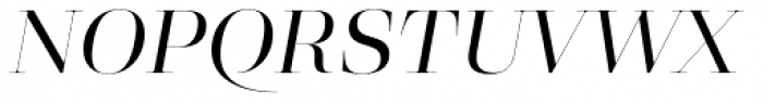 Eckhart Poster Regular Italic Font UPPERCASE