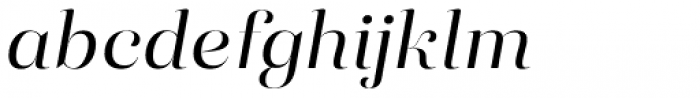 Eckhart Poster Regular Italic Font LOWERCASE