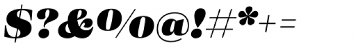 Eckhart Text Black Italic Font OTHER CHARS