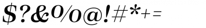 Eckhart Text Demi Bold Italic Font OTHER CHARS