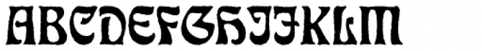 Eckmann Antique D Font UPPERCASE