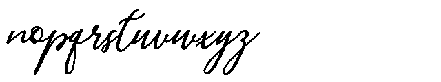 Eclair Au Lait Bold Font LOWERCASE