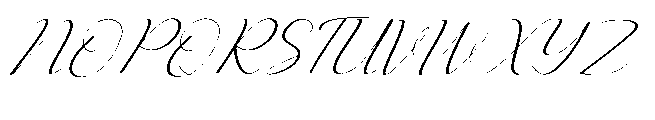 Eclair Au Lait Italic Font UPPERCASE