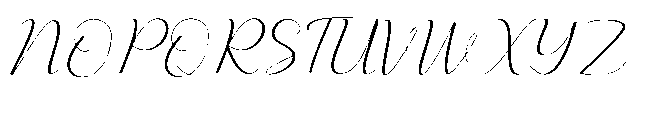 Eclair Au Lait Regular Font UPPERCASE