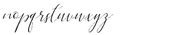 Eclair Au Lait Regular Font LOWERCASE