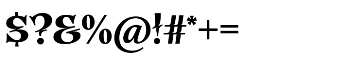Eclectica Black Titling Font OTHER CHARS