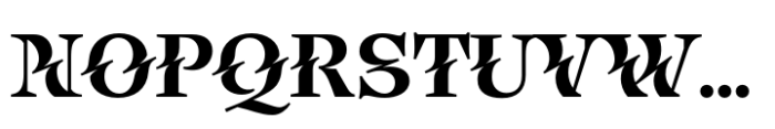 Eclectica Bold Titling Font UPPERCASE