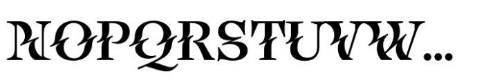 Eclectica Medium Titling Font UPPERCASE