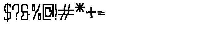 Ecliptic_Transit Font OTHER CHARS