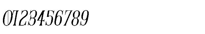 Eco Frey Ecofrey Italics Regular Italic Font OTHER CHARS