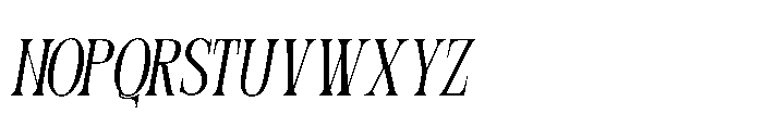 Eco Frey Ecofrey Italics Regular Italic Font LOWERCASE