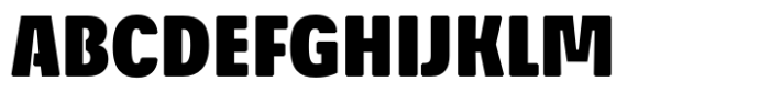 Econo Sans Black Condensed Font UPPERCASE