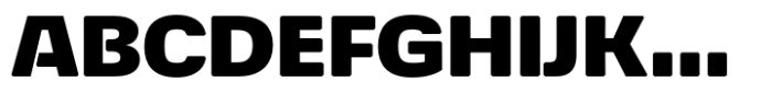 Econo Sans Black Expanded Font UPPERCASE